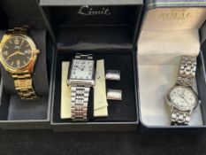2 Limit wristwatches & Royal London wristwatch