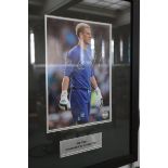 Joe Hart signed picture with coa stamp