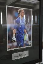 Joe Hart signed picture with coa stamp