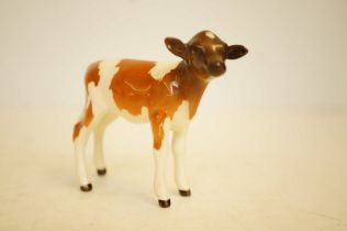 Beswick ayrshire calf