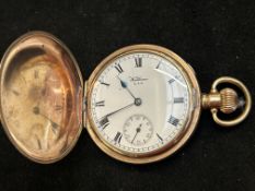 Waltham USA gold plated pocket watch