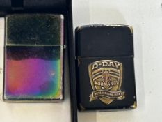 2 Zippo lighters