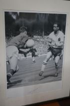 Limited edition print signed by Nat Lofthouse with