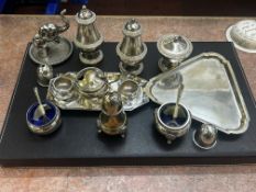 Silver plated curets & others