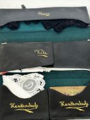 Leather ladies glove, handkerchief case