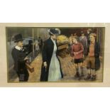 Tom Brown framed pastel 'Class Apart' signed lower