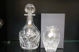 Waterford crystal vase with original box together