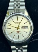 Citizen automatic day/date wristwatch with box & t