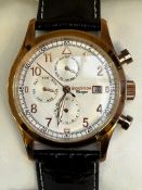 Sekonda clasique wristwatch with leather strap box