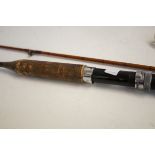 Vintage split cane fly rod, called 'The Light Cast