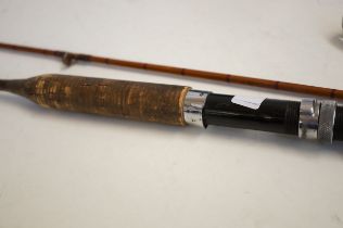 Vintage split cane fly rod, called 'The Light Cast