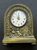 Italian classical brass mantle clock