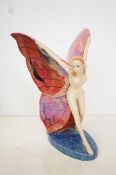 Limited edition Carlton Ware butterfly girl