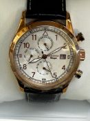 Sekonda clasique wristwatch with leather strap box