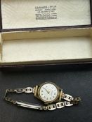 Ladies garad boxed with watch