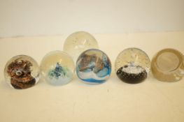 5x Caithness paperweights & one other