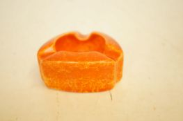 Royal Lancastrian orange peel ashtray