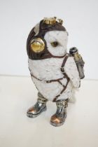 Steampunk style owl