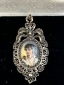 Victorian mourning brooch