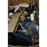 Large unsorted mixed box to include kukri knife