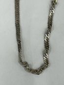 Silver neck chain