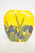 Anita harris vase bluebells signed in gold