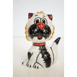 Lorna Bailey cat Ethan signed in red