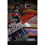 Large collection of football magazines, programs &