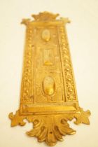 Victorian door finger plate