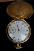 The Russell son gold plated pocket watch