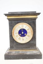 Large Belgium slate mantle clock John Dyson Leeds