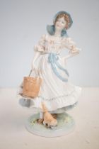 Limited edition Royal Worcester 'the milk maid'