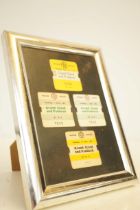 Framed epsom race corse & passes 1958-1966