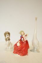 2x Nao figures together with Royal Doulton HN1934