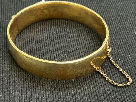 9ct rolled gold bangle