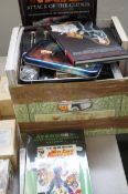 Box of Star Wars collectables to include Marvel bo