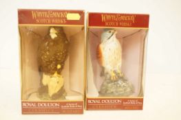 2x Royal Doulton Whyte and Mackay scotch whiskey d