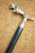 Jaguar handle walking stick