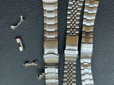 3 Seiko wristwatch straps