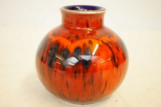 Small poole pottery vase Height 10 cm