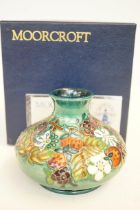 Boxed Moorcroft vase carousel limited edition & ce