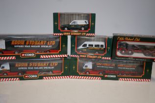 Collection of Eddie Stobart boxed vehicles