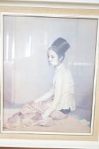1960's Retro print princess Saw Ohn Nyun by Sir Ge