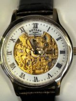 Rotary automatic wristwatch with box & papers