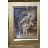 Early well executed framed oil painting