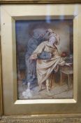 Early well executed framed oil painting