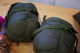 2x Summer military sleeping bags