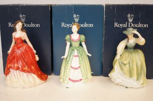 3x Royal Doulton ladies HN4100 Special occasion, H