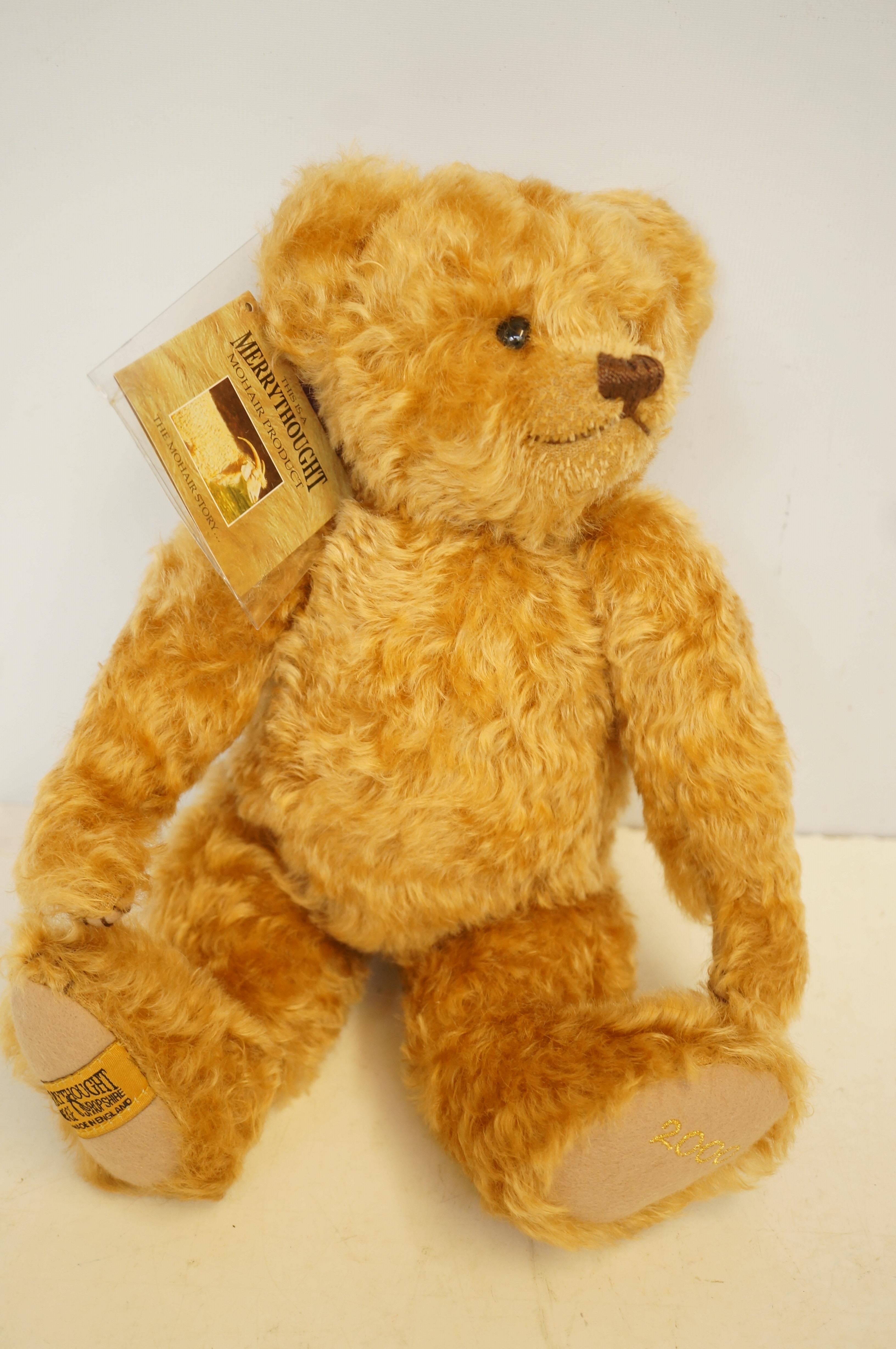 Merrythought Edward hairloom bear with growler , o