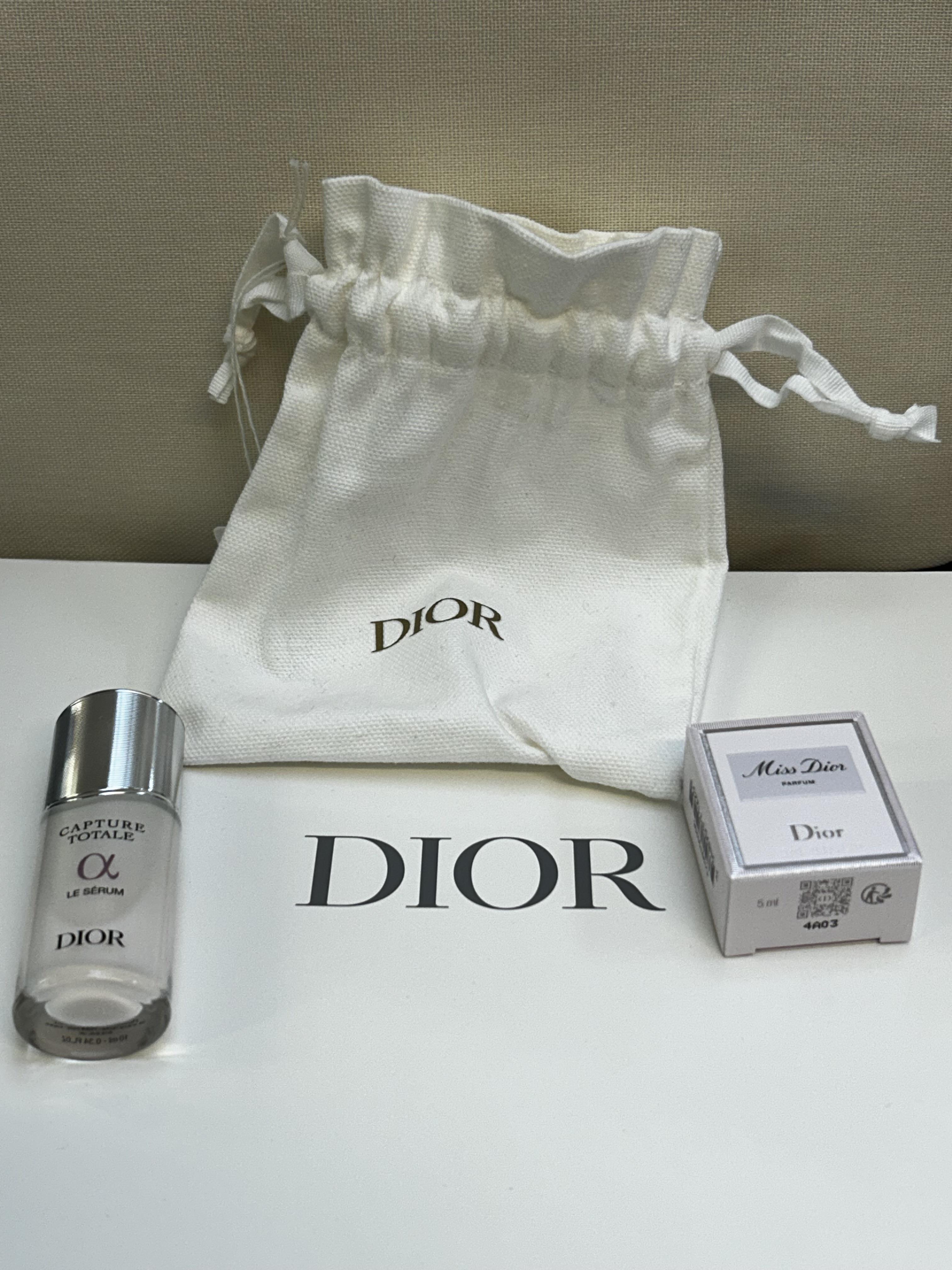 Dior pouch, le serum & Miss Dior miniature perfume - Image 2 of 2